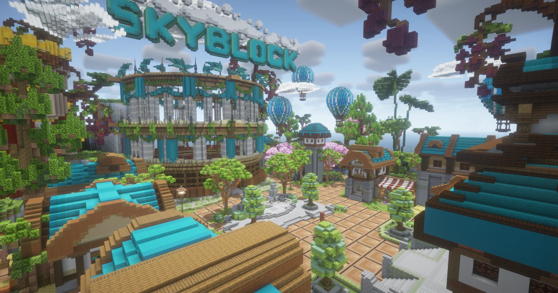 Background Minecraft Landscape